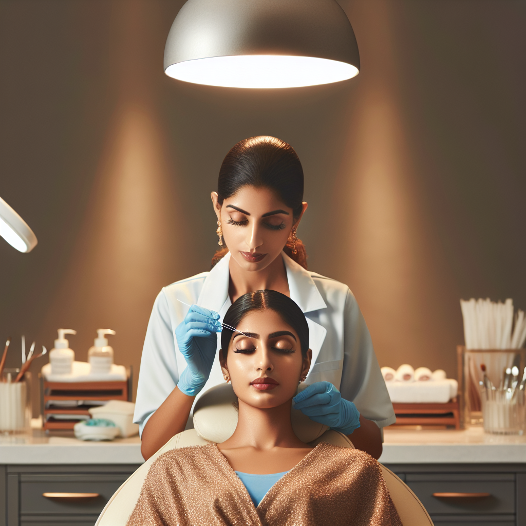 Eyebrow Threading Appointment Process - Vanita's Beauty Studio